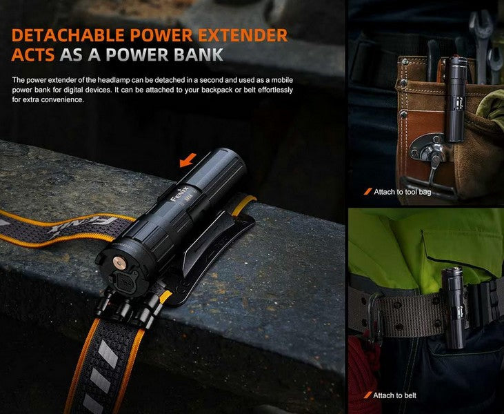 Lampe Frontale Fenix HM75R - 1600 Lumens  NYCTALOPE  