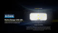 Lampe frontale Nitecore HC60 UHE 1600 Lumens rechargeable USB-C - Lumière rouge  NYCTALOPE  