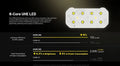 Lampe frontale Nitecore HC65 UHE - 2000 Lumens - Rechargeable USB-C - Lumière rouge  NYCTALOPE  