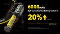 Lampe frontale Nitecore HC70 UHE - 1600 Lumens  NYCTALOPE  