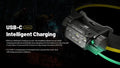 Lampe frontale Nitecore HC70 UHE - 1600 Lumens  NYCTALOPE  