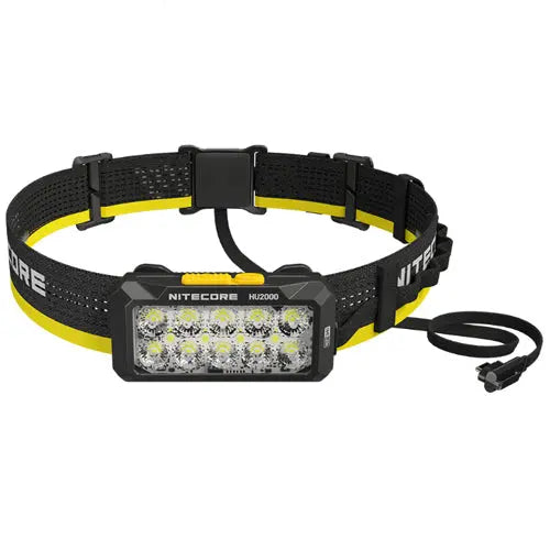 Lampe frontale Nitecore HU2000 - 2000 Lumens - S'alimente en USB-C  NYCTALOPE  