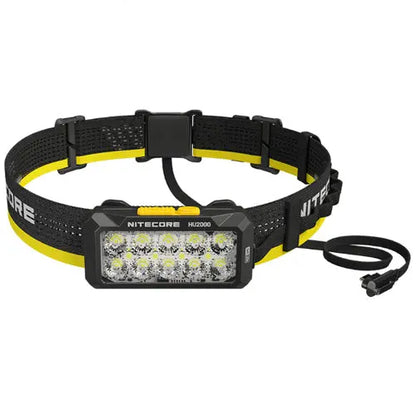 Lampe frontale Nitecore HU2000 - 2000 Lumens - S'alimente en USB-C  NYCTALOPE  