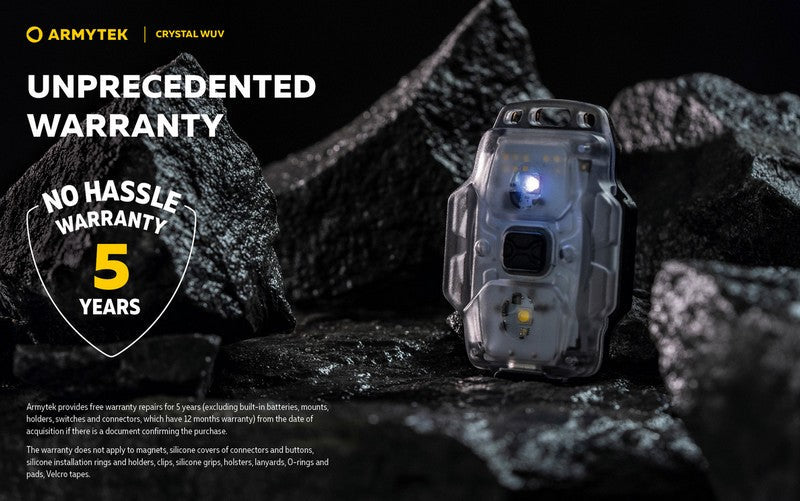 Lampe Armytek Crystal WUV - 150 Lumens Blanc + UV  NYCTALOPE  