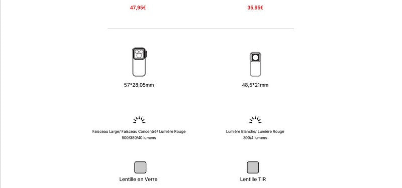 Olight Oclip PRO 500 Lumens - lampe gilet tactique lumière rouge rechargeable  NYCTALOPE  