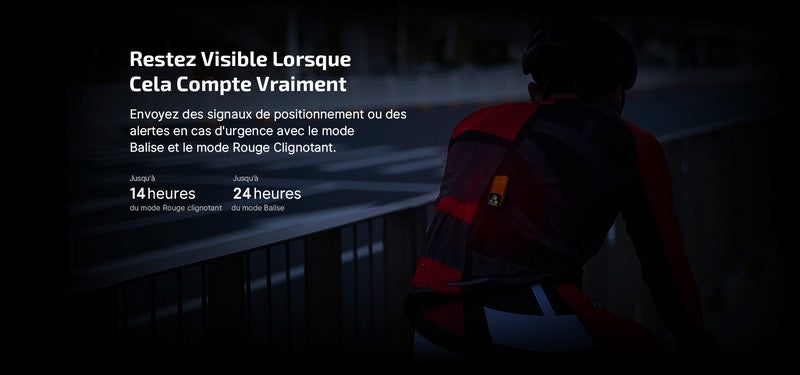 Olight Oclip PRO 500 Lumens - lampe gilet tactique lumière rouge rechargeable  NYCTALOPE  