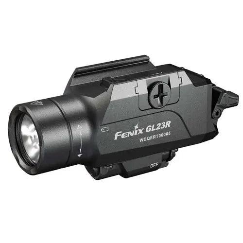 Lampe pour arme Fenix GL23R – 1200 Lumens avec laser vert rechargeable  NYCTALOPE  