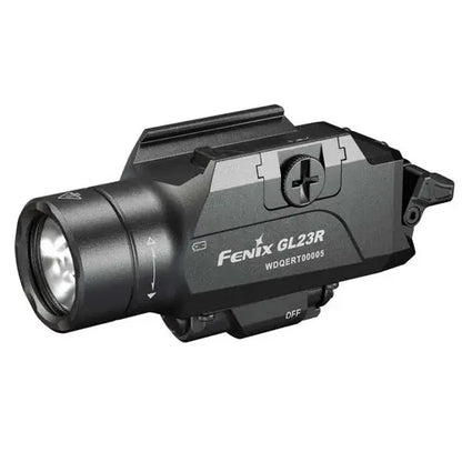 Lampe pour arme Fenix GL23R – 1200 Lumens avec laser vert rechargeable  NYCTALOPE  