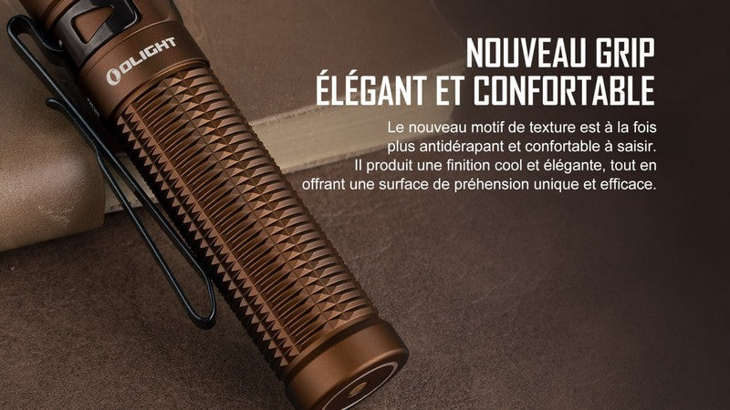 Lampe Torche Olight Baton 3 PRO - 1500 Lumens - lumière blanche froide CW  NYCTALOPE  