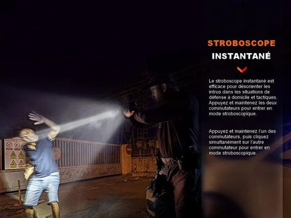 Lampe tactique pour arme – Fenix GL06 – 600 Lumens  NYCTALOPE  