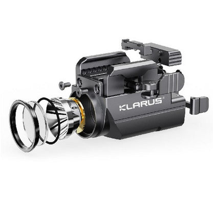 Lampe arme de poing Klarus GL2 - 1000 Lumens et Laser Vert intégré - rechargeable USB-C  NYCTALOPE  