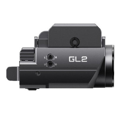 Lampe arme de poing Klarus GL2 - 1000 Lumens et Laser Vert intégré - rechargeable USB-C  NYCTALOPE  