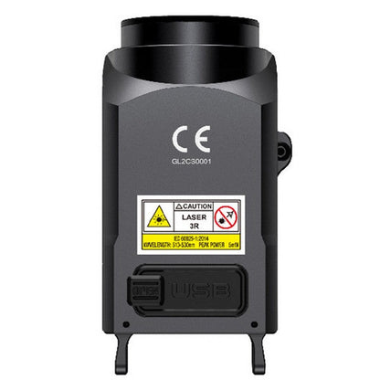 Lampe arme de poing Klarus GL2 - 1000 Lumens et Laser Vert intégré - rechargeable USB-C  NYCTALOPE  