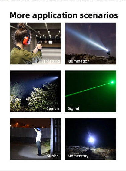 Lampe arme de poing Klarus GL2 - 1000 Lumens et Laser Vert intégré - rechargeable USB-C  NYCTALOPE  