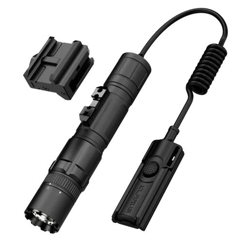 Lampe tactique Klarus GL6 1600 Lumens rechargeable USB-C + Support Picatinny + TRC1