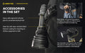 Lampe torche Armytek Barracuda Pro Max White 2800 Lumens - Portée 1000m - Rechargeable - Batterie 21700 Li-Ion  NYCTALOPE  