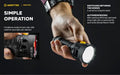 Lampe torche Armytek Bear WRG 1500 Lumens Lumière rouge et verte - rechargeable - NYCTALOPE