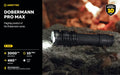 Lampe torche Armytek Dobermann Pro Max 3000 Lumens - Batterie 21700 Li-Ion 5000mAh  NYCTALOPE  