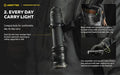 Lampe torche Armytek Dobermann Pro Max 3000 Lumens - Batterie 21700 Li-Ion 5000mAh  NYCTALOPE  