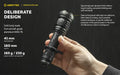 Lampe torche Armytek Predator Pro Max 3000 Lumens - Batterie 21700 Li-Ion 5000mAh  NYCTALOPE  
