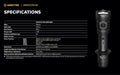 Lampe torche Armytek Predator Pro Max 3000 Lumens - Batterie 21700 Li-Ion 5000mAh  NYCTALOPE  