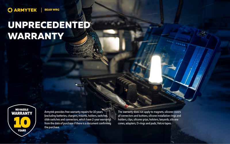 Lampe torche Armytek Bear WRG 1500 Lumens Lumière rouge et verte - rechargeable - NYCTALOPE