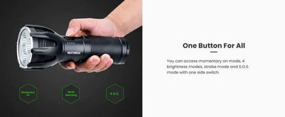 Lampe torche Nextorch ST30 V2.0 - 8000 Lumens - rechargeable - Powerbank intégré  NYCTALOPE  