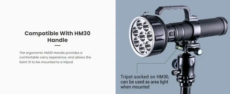 Lampe torche Nextorch ST31 - 20 000 Lumens - rechargeable - Powerbank intégré  NYCTALOPE  