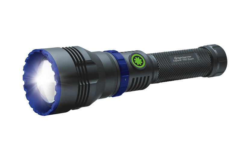 Lampe torche Nightsearcher Explorer 1150 Zoom LEP rechargeable - 1150 Lumens - NYCTALOPE