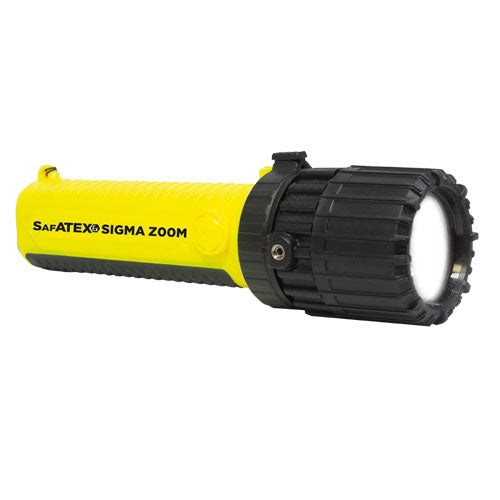 Lampe torche Nightsearcher SIGMA ZOOM 235 Lumens - 3 modes d'éclairage - ATEX Zone 0 - Zoom réglable - Utilise 4 x AA (alcalines)  NYCTALOPE  
