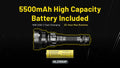 Lampe torche Nitecore P40 tactique laser LEP – 2000 Lumens  NYCTALOPE  