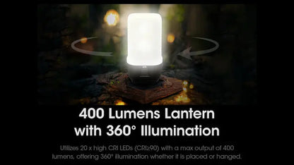 Lampe torche + Lanterne Nitecore LR70 – 3000 Lumens – Fonction PowerBank 10000mAh  NYCTALOPE  