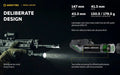 Lampe torche tactique Armytek Parma C2iR Pro 1250 Lumens + Infrarouge  NYCTALOPE  