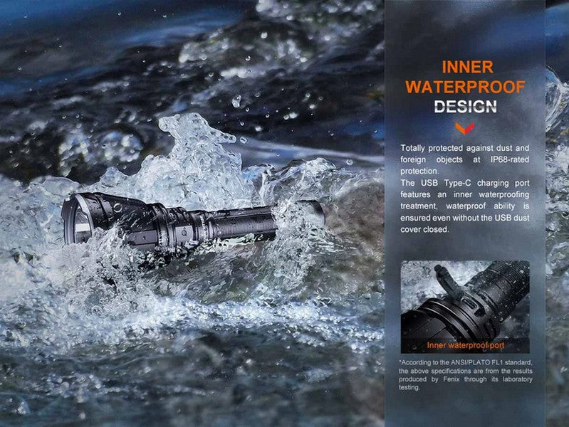 Lampe Torche Fenix HT18R - 2800 Lumens - Rechargeable longue portée Fenix