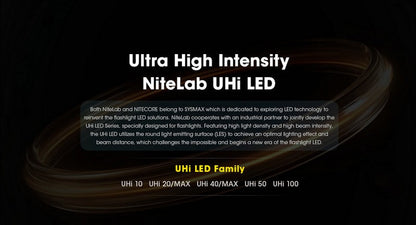 Lampe Torche Tactique Nitecore TM9K Pro 9900 Lumens rechargeable USB-C Nitecore