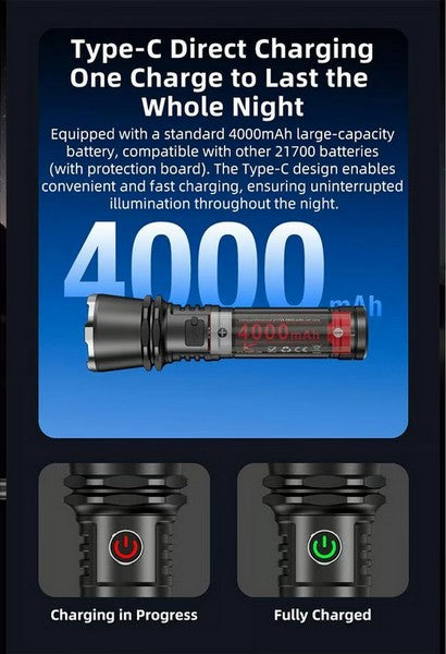 Lampe Torche Rechargeable Klarus A3 – 2200 Lumens – Focus réglable  NYCTALOPE  