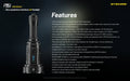 Lampe torche tactique laser Nitecore P35i LEP – 3000 Lumens  NYCTALOPE  
