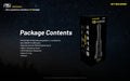Lampe torche tactique laser Nitecore P35i LEP – 3000 Lumens  NYCTALOPE  