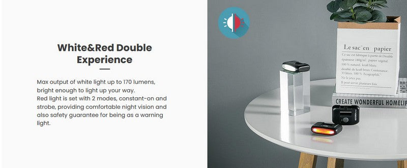 Lampe Frontale Multifonction Nextorch UT10C - 170 Lumens  NYCTALOPE  