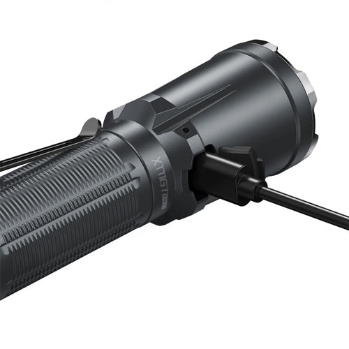 Lampe Torche Klarus XT11GT PRO V2 GRIS BETON – 3300 Lumens tactique et rechargeable  NYCTALOPE  
