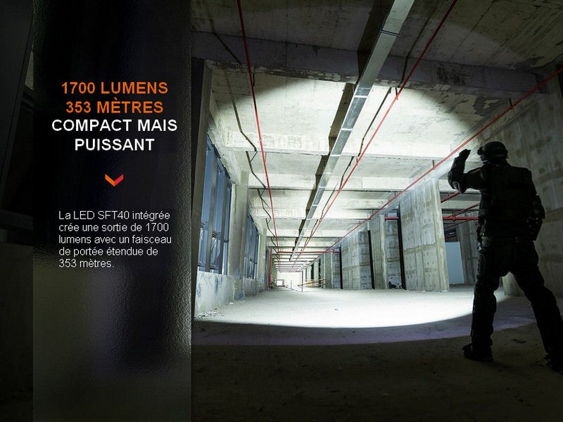 Lampe Torche Fenix PD35R – 1700 Lumens - rechargeable  NYCTALOPE  