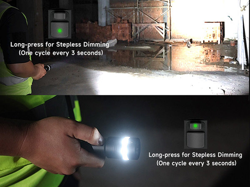 Lampe Torche Nextorch C61 3500 Lumens - Double Faisceau - Variation Continue - Rechargeable USB-C  NYCTALOPE  