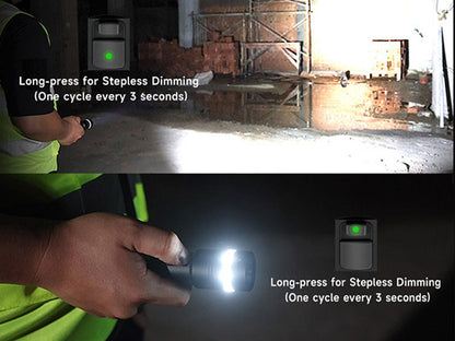 Lampe Torche Nextorch C61 3500 Lumens - Double Faisceau - Variation Continue - Rechargeable USB-C  NYCTALOPE  