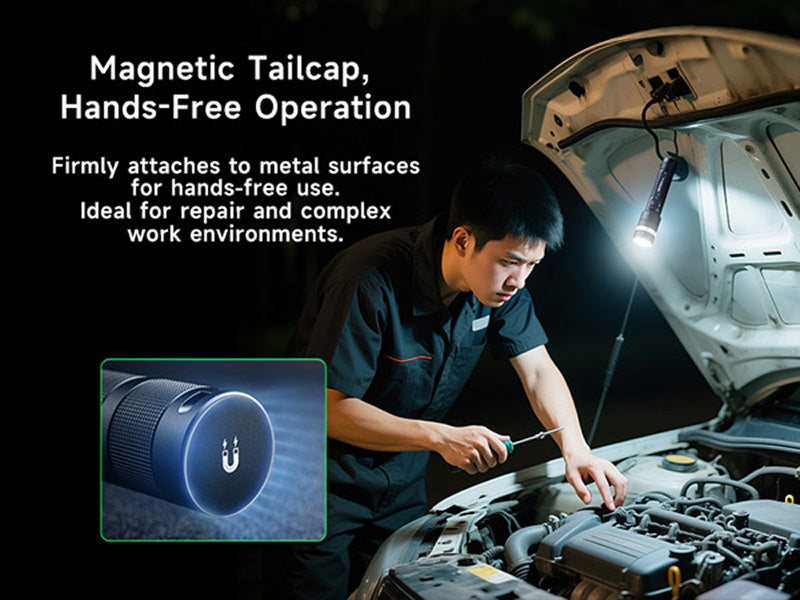 Lampe Torche Nextorch C61 3500 Lumens - Double Faisceau - Variation Continue - Rechargeable USB-C Nextorch