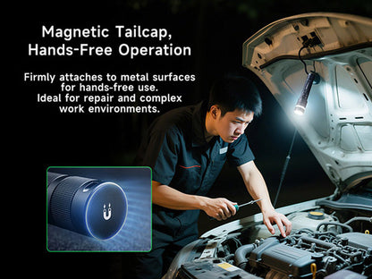 Lampe Torche Nextorch C61 3500 Lumens - Double Faisceau - Variation Continue - Rechargeable USB-C  NYCTALOPE  