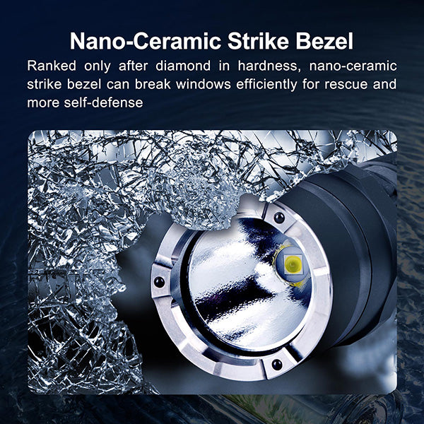 Lampe Torche Nextorch P80B - 2100Lumens rechargeable USB-C  NYCTALOPE  