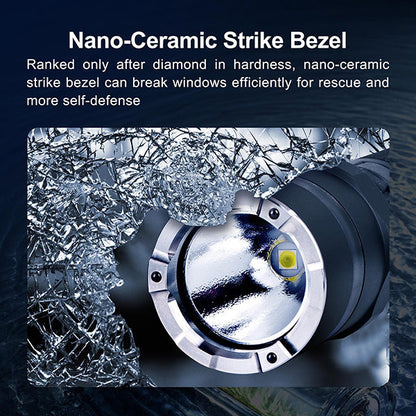 Lampe Torche Nextorch P80B - 2100Lumens rechargeable USB-C  NYCTALOPE  