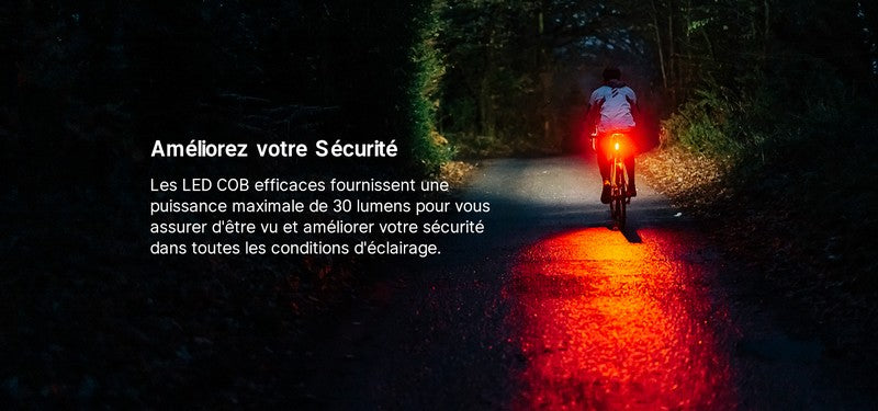 Lampe arrière pour Vélo et VTT Olight SEEMEE 30C – 30 Lumens  NYCTALOPE  