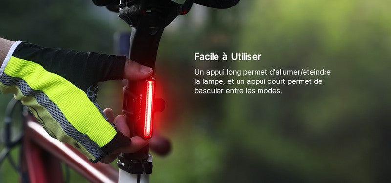 Lampe arrière pour Vélo et VTT Olight SEEMEE 30C – 30 Lumens  NYCTALOPE  