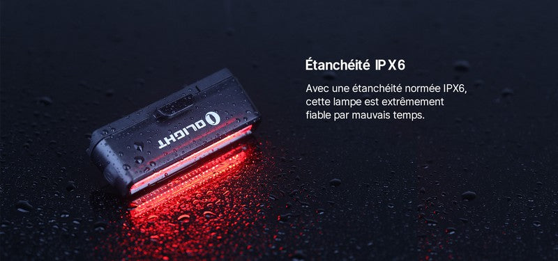 Lampe arrière pour Vélo et VTT Olight SEEMEE 30C – 30 Lumens  NYCTALOPE  